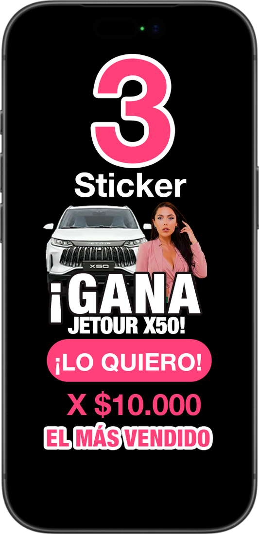 3 Sticker Jetour X50
