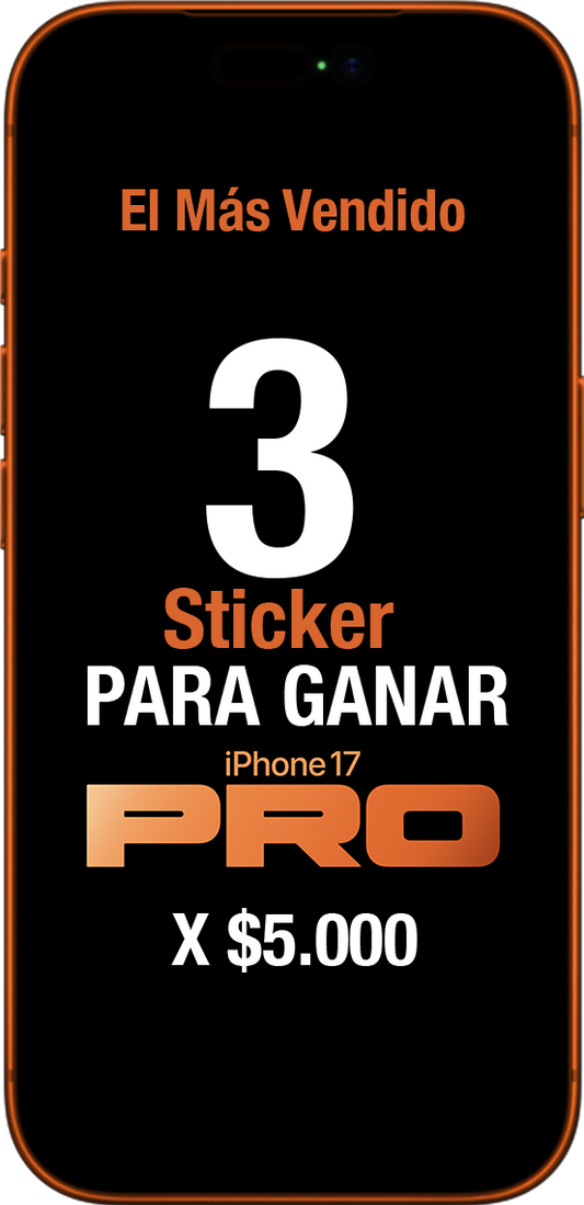 3 Stickers Iphone 17 Pro Max
